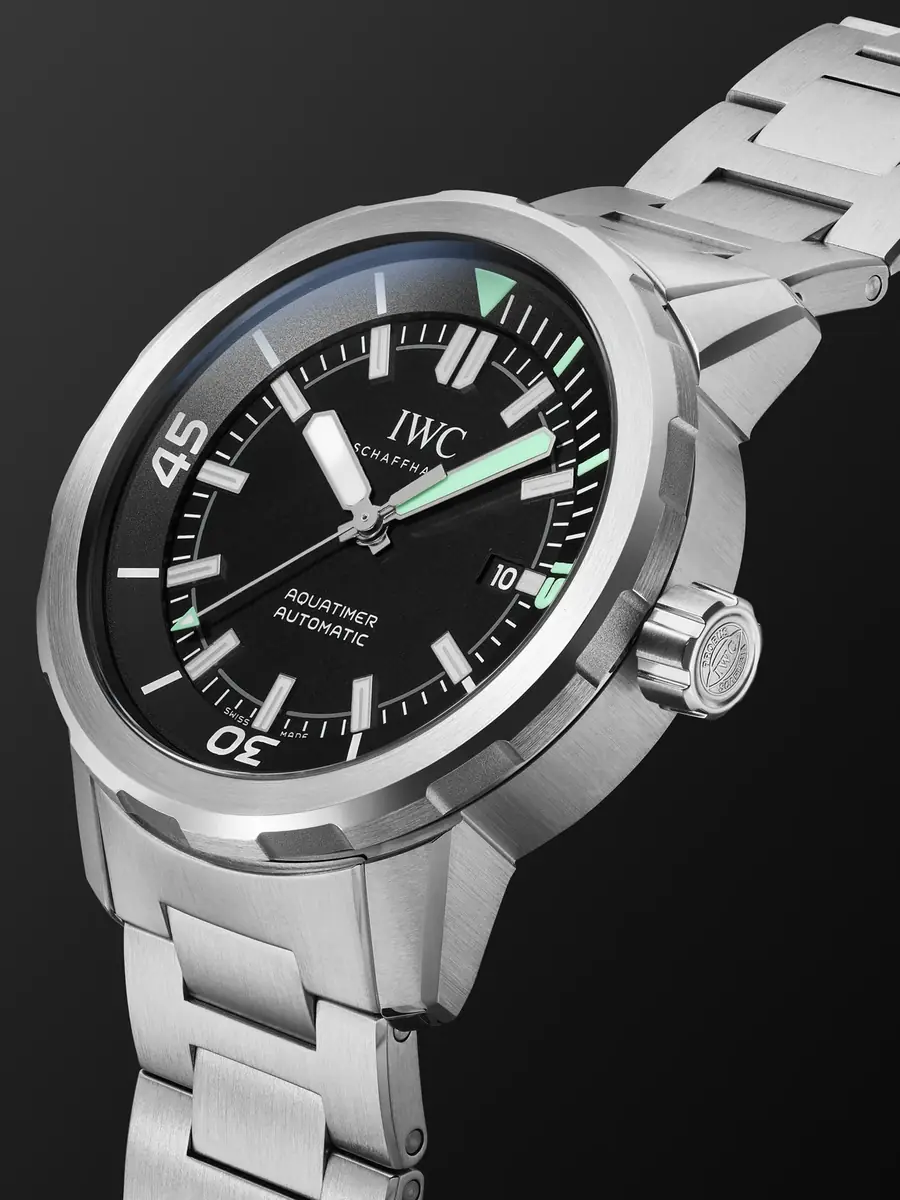 IWC SCHAFFHAUSEN Aquatimer Automatic Stainless Steel Watch, Ref. IW328803 - Men | Thumbnail 3