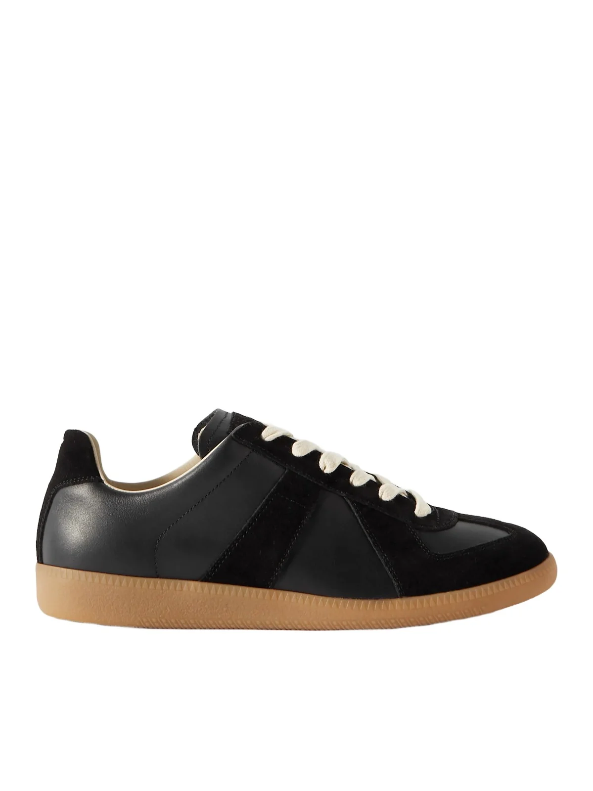 Maison Margiela Replica Leather and Suede Sneakers - Men
