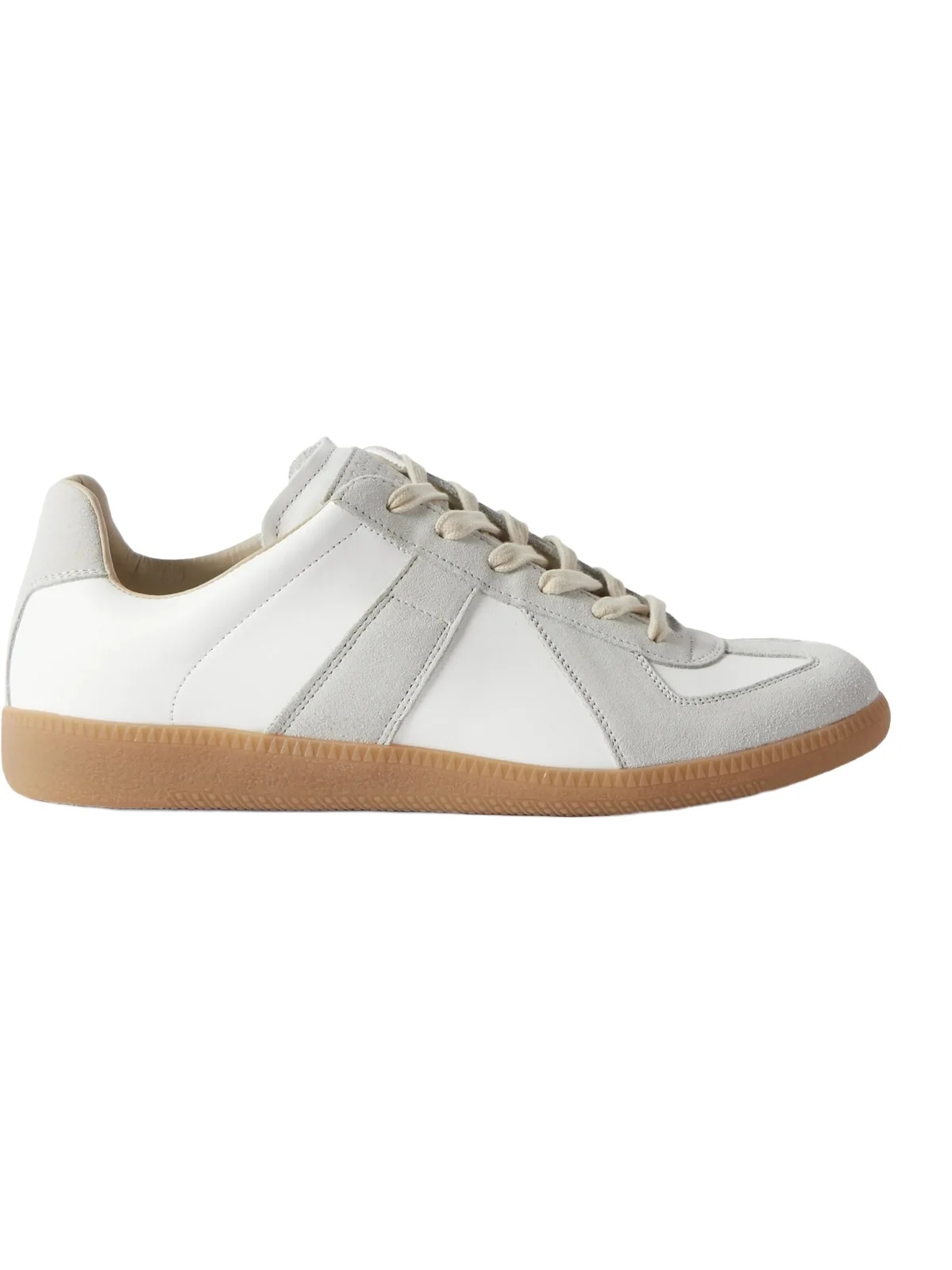 Maison Margiela Replica Leather and Suede Sneakers - Men