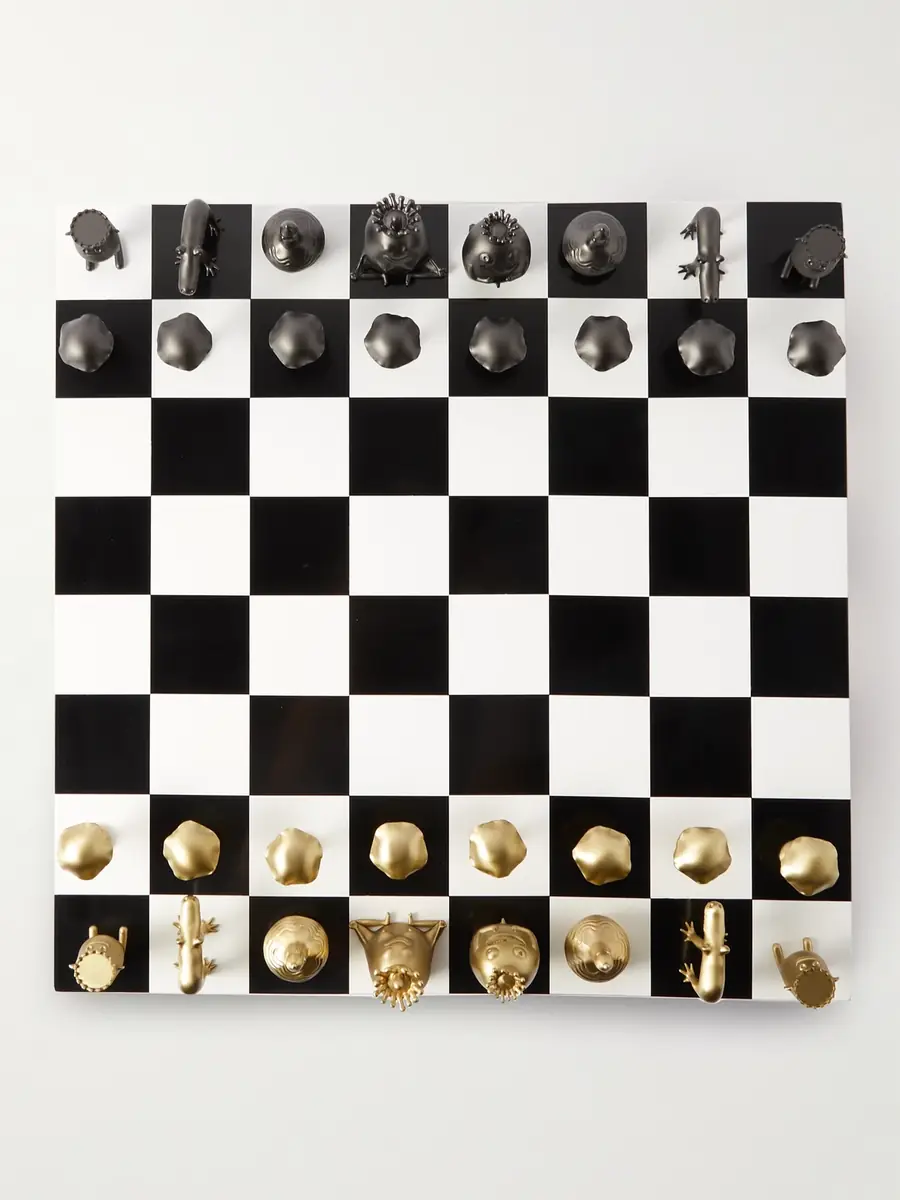L'Objet Haas Brothers Stone Chess Set - Men | Thumbnail 2 L'Objet Haas Brothers Stone Chess Set - Men | Thumbnail 2