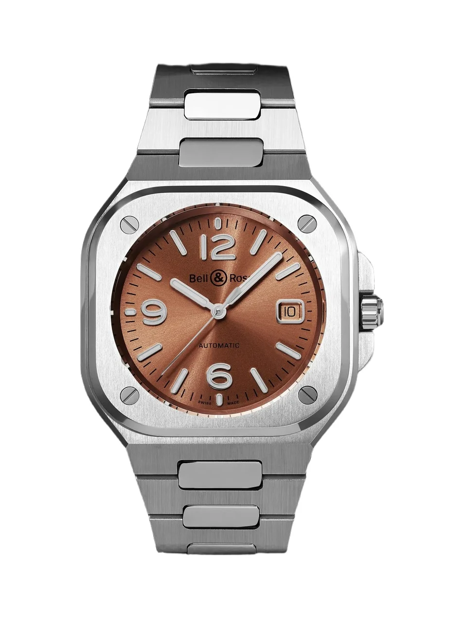 BR 05 Automatic Stainless Steel Watch, Ref. BR05A-BR-ST/SST - Men BR 05 Automatic Stainless Steel Watch, Ref. BR05A-BR-ST/SST - Men