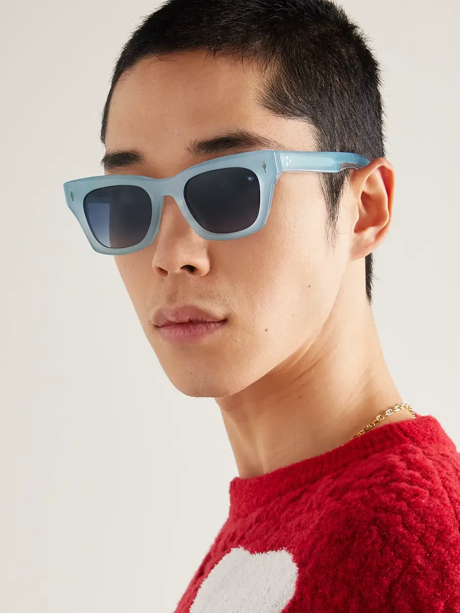 Jacques Marie Mage Dealan Square-Frame Acetate Sunglasses - Men | Thumbnail 2
