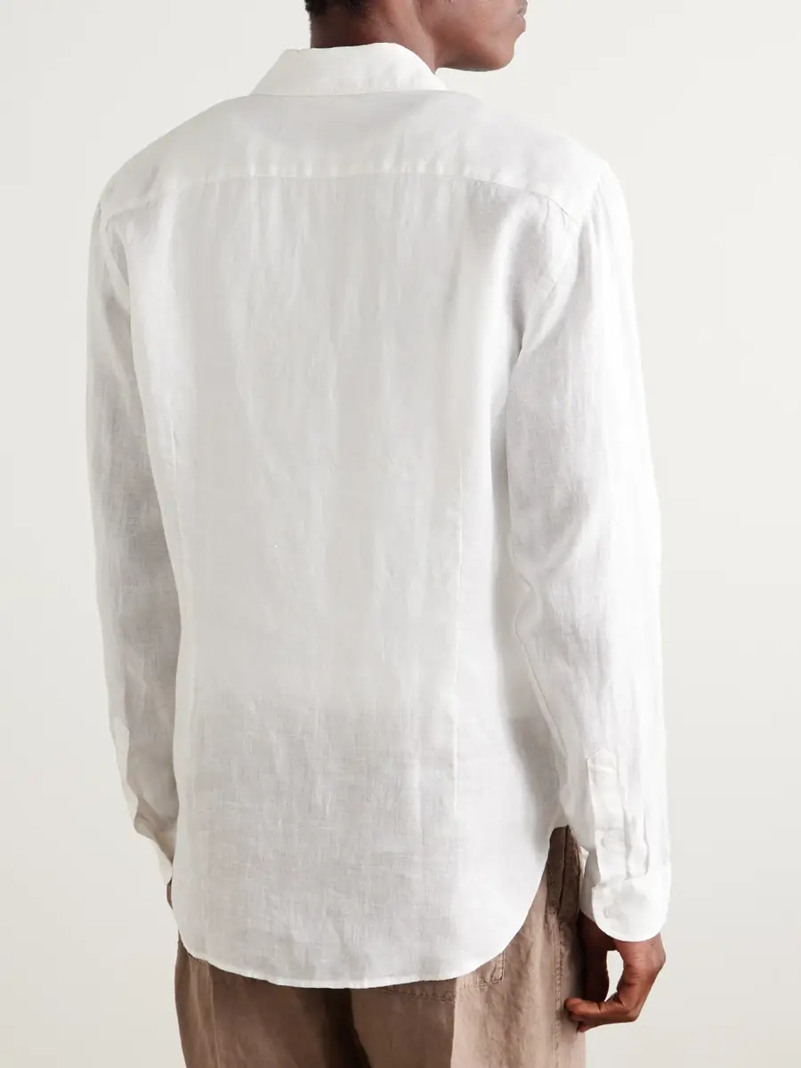 Orlebar Brown Giles Linen Shirt - Men | Thumbnail 4