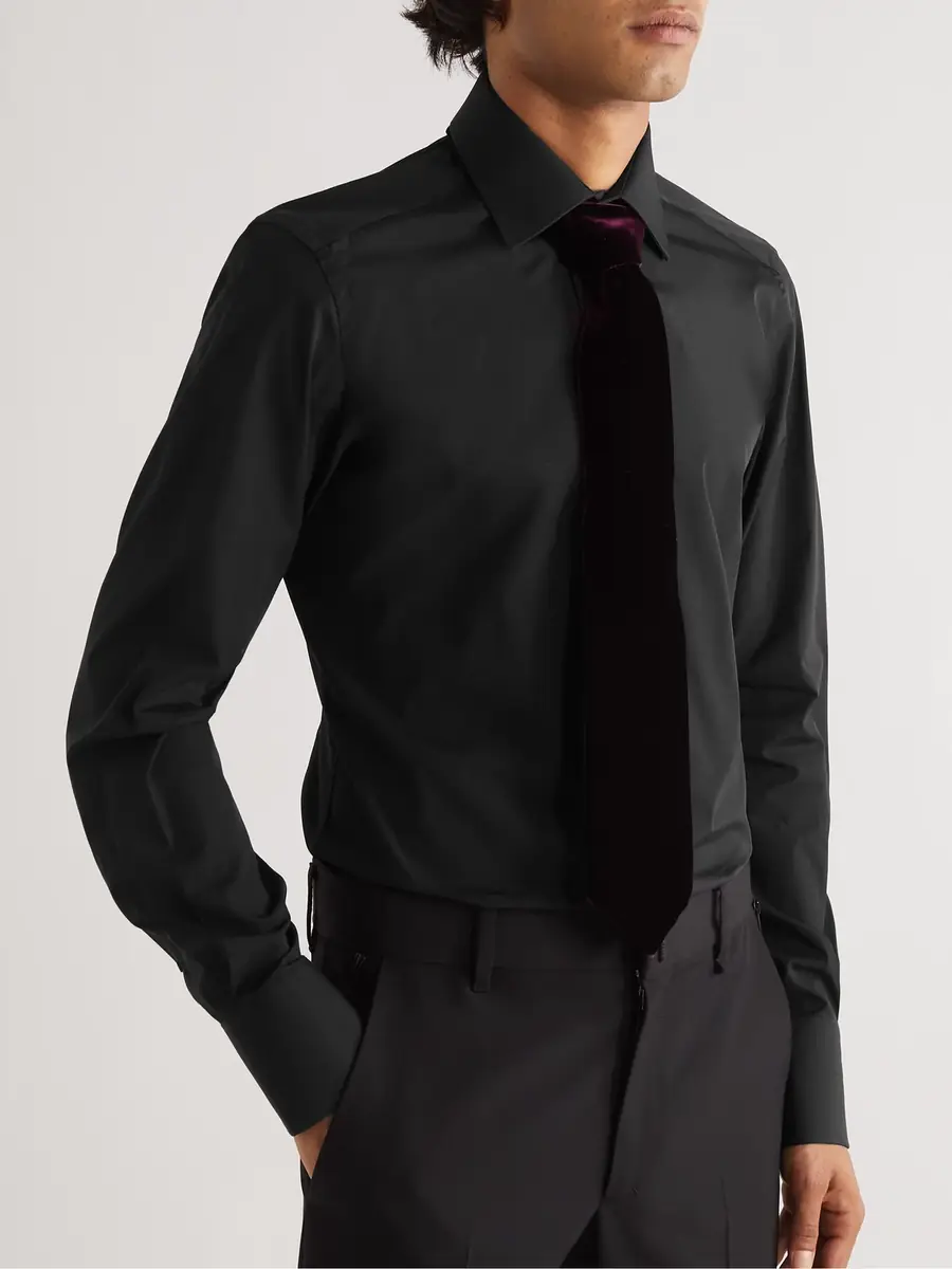 Tom Ford Slim-Fit Cotton-Poplin Shirt - Men | Thumbnail 2