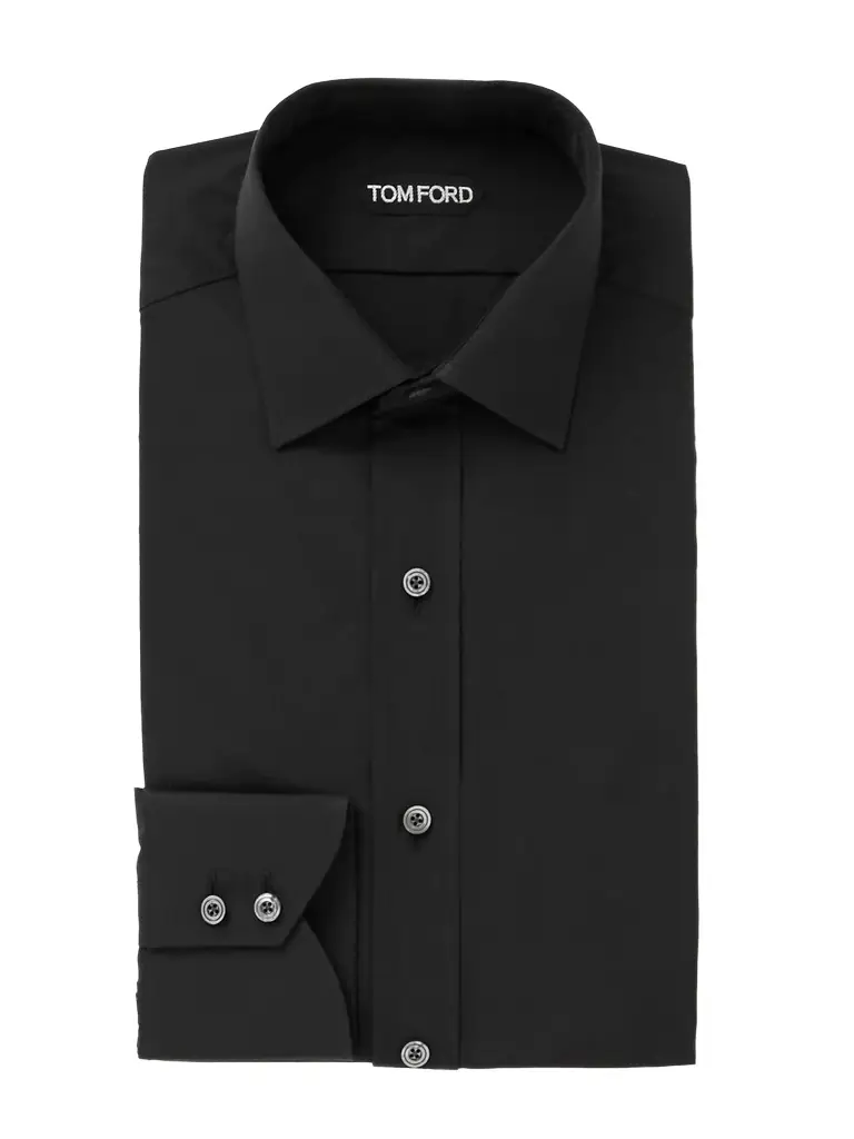 Tom Ford Slim-Fit Cotton-Poplin Shirt - Men | Image 1 Tom Ford Slim-Fit Cotton-Poplin Shirt - Men | Image 1