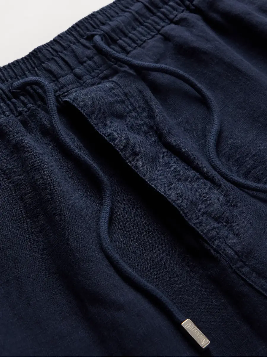 Vilebrequin Straight-Leg Linen Drawstring Cargo Shorts - Men | Thumbnail 5 Vilebrequin Straight-Leg Linen Drawstring Cargo Shorts - Men | Thumbnail 5