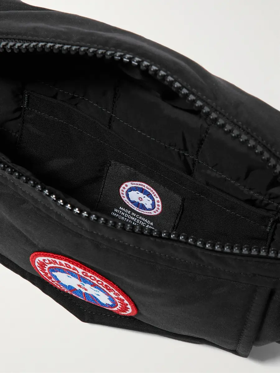 Canada Goose Logo-Appliquéd Webbing-Trimmed Shell Belt Bag - Men | Thumbnail 5