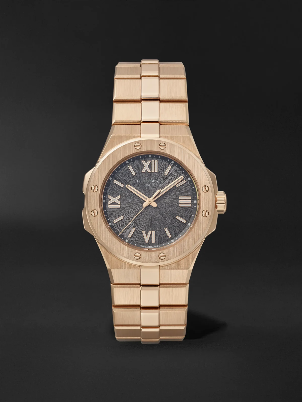 Alpine Eagle Automatic Brushed 18-Karat Rose Gold Watch, Ref. 295370-5001 - Men Alpine Eagle Automatic Brushed 18-Karat Rose Gold Watch, Ref. 295370-5001 - Men