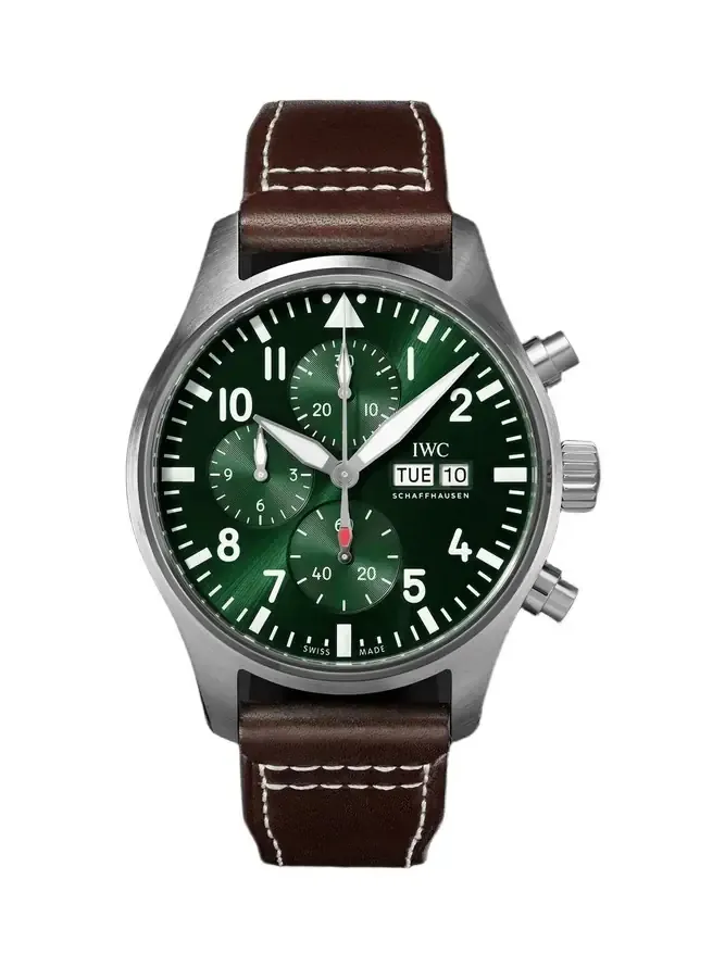 IWC SCHAFFHAUSEN Pilot's Automatic Chronograph Stainless Steel Watch, Ref. IW378005 - Men