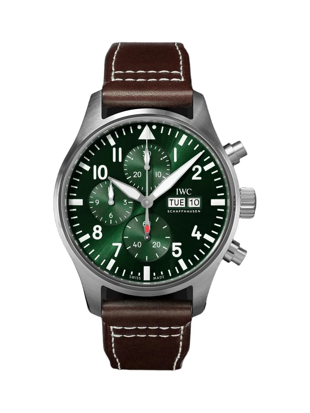 Pilot's Automatic Chronograph Stainless Steel Watch, Ref. IW378005 - Men Pilot's Automatic Chronograph Stainless Steel Watch, Ref. IW378005 - Men