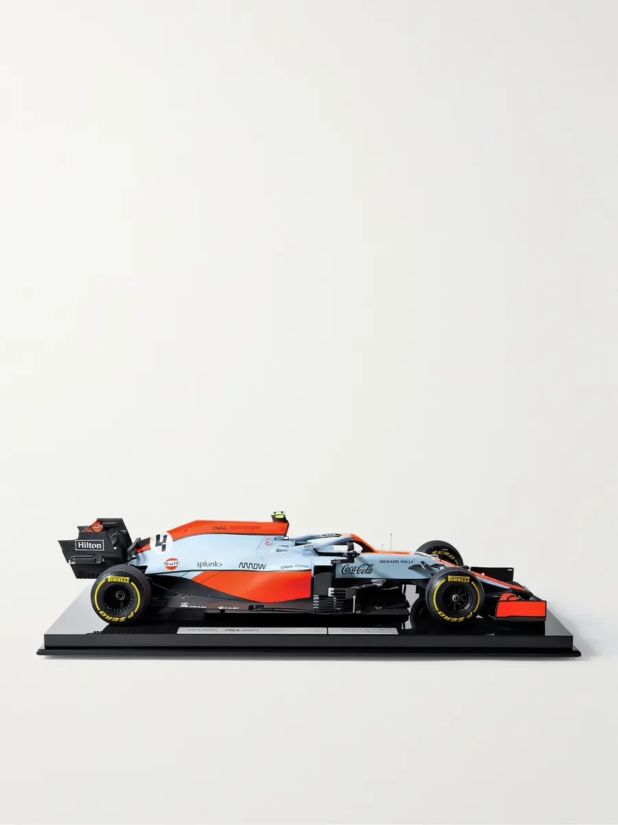 Amalgam Collection McLaren MCL35M Lando Norris (2021) Monaco Grand Prix 1:8 Model Car - Men | Thumbnail 3