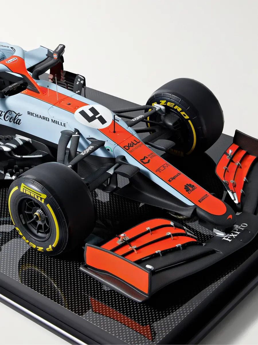 Amalgam Collection McLaren MCL35M Lando Norris (2021) Monaco Grand Prix 1:8 Model Car - Men | Thumbnail 4