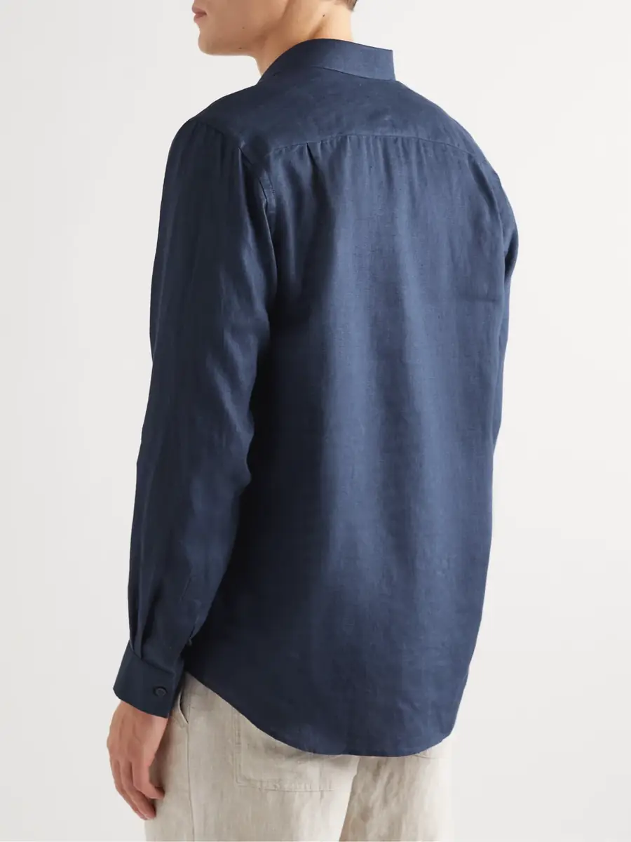 Vilebrequin Caroubis Linen Shirt - Men | Thumbnail 3 Vilebrequin Caroubis Linen Shirt - Men | Thumbnail 3