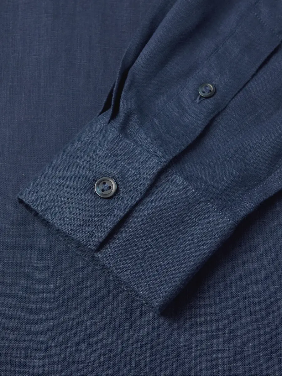 Vilebrequin Caroubis Linen Shirt - Men | Thumbnail 5 Vilebrequin Caroubis Linen Shirt - Men | Thumbnail 5