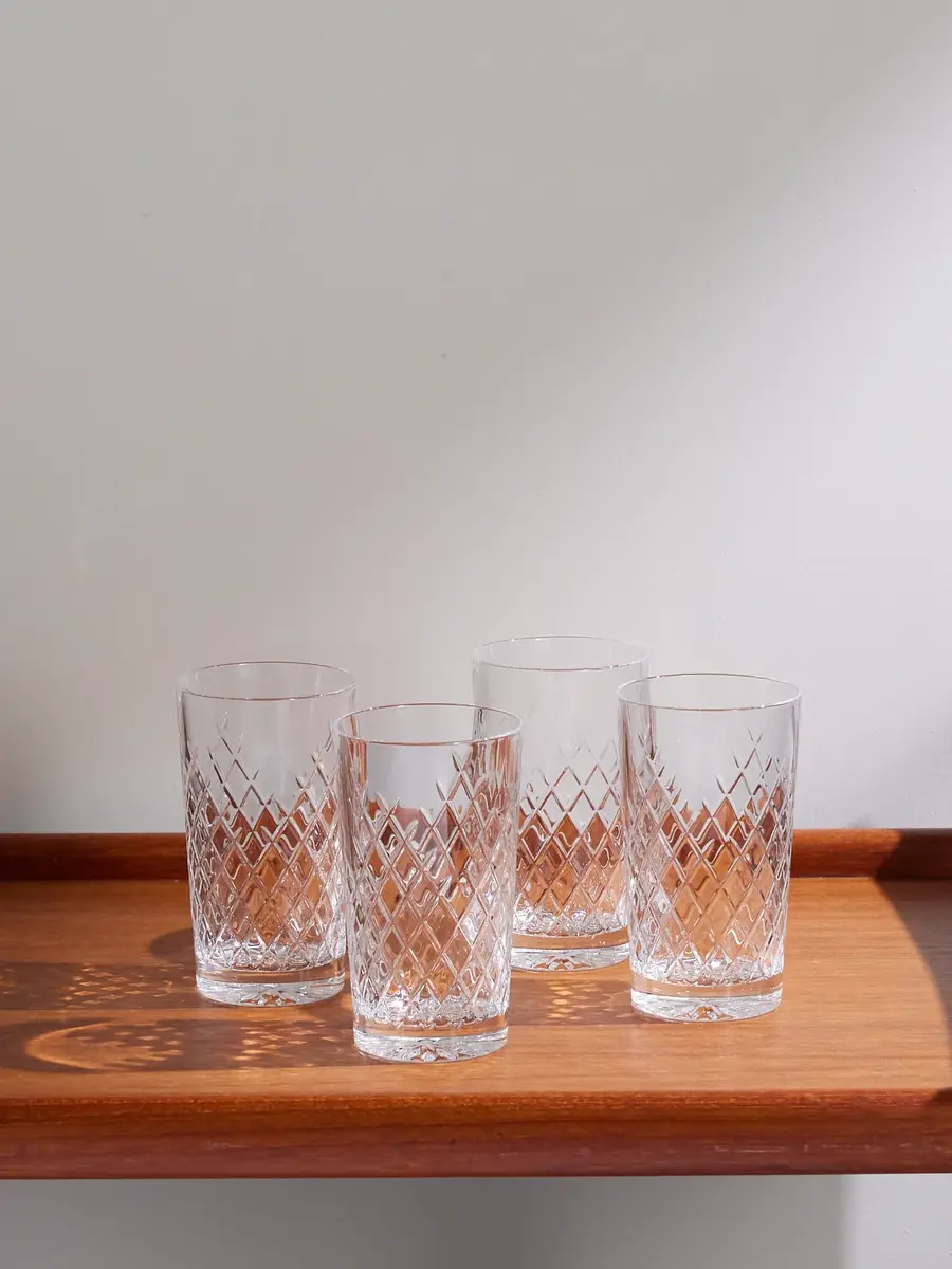 Soho Home Barwell Set of Four Crystal Highball Glasses - Men | Image 1 Soho Home Barwell Set of Four Crystal Highball Glasses - Men | Image 1