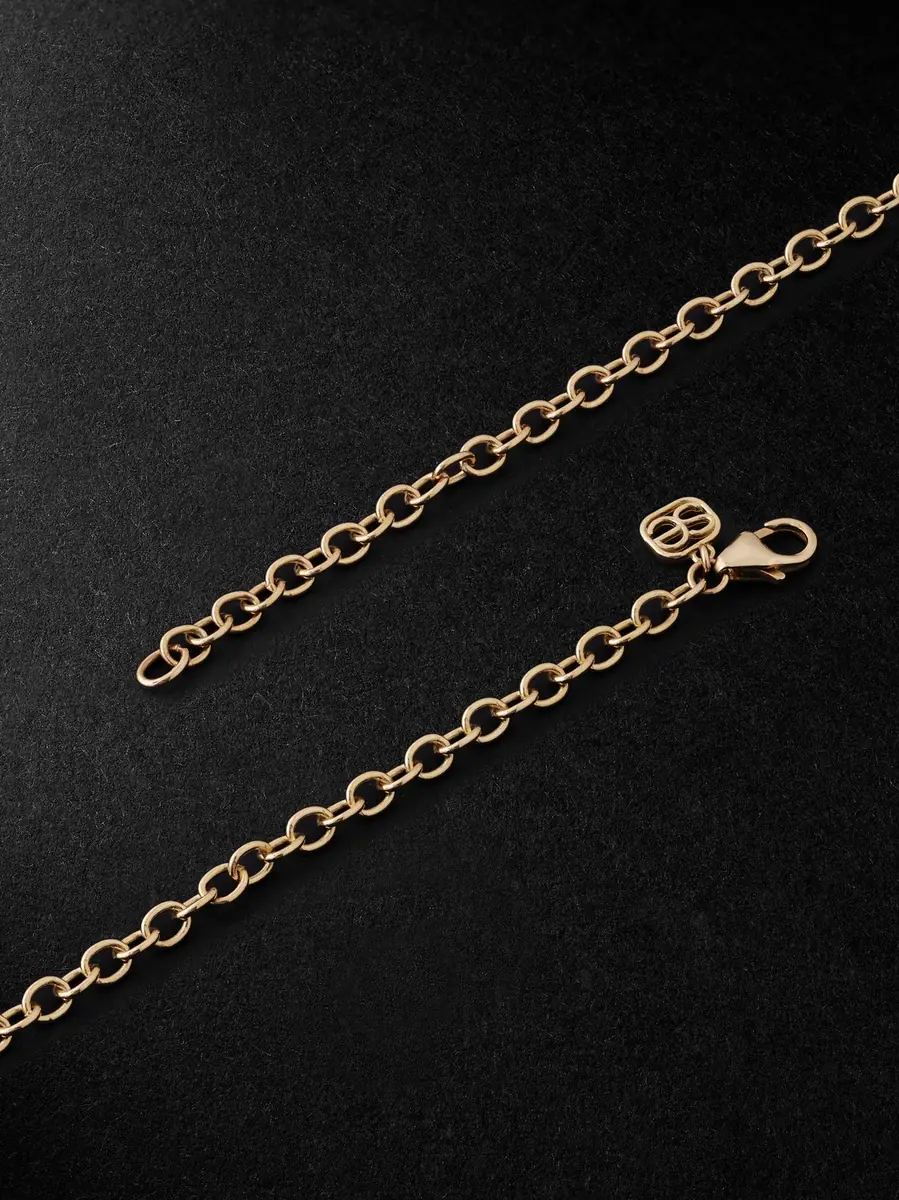 Sydney Evan Mushroom Large Gold Pendant Necklace - Men | Thumbnail 3