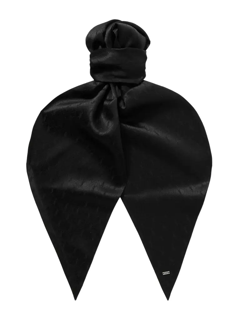 Logo-Embroidered Silk-Jacquard Scarf - Men
