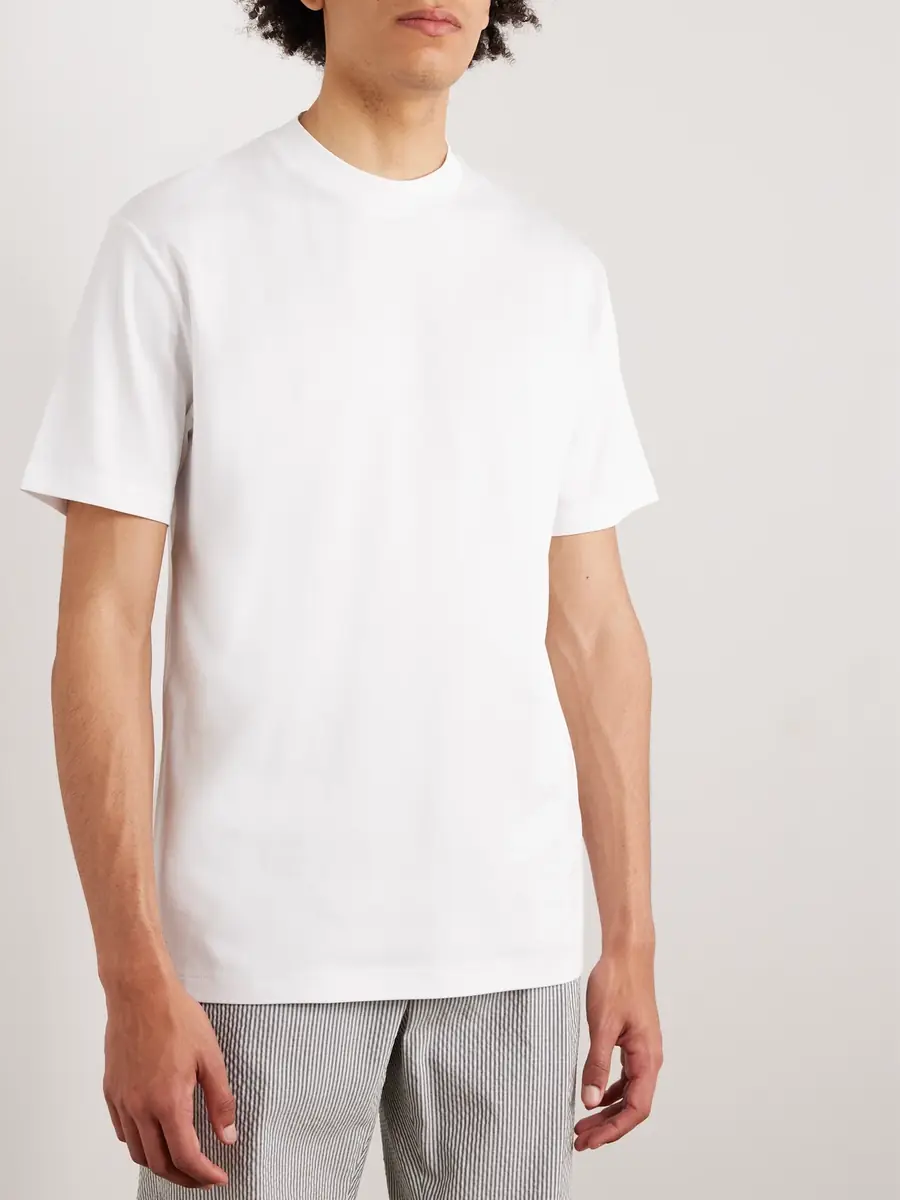 Loro Piana Ray Cotton-Jersey T-Shirt - Men | Thumbnail 3 Loro Piana Ray Cotton-Jersey T-Shirt - Men | Thumbnail 3