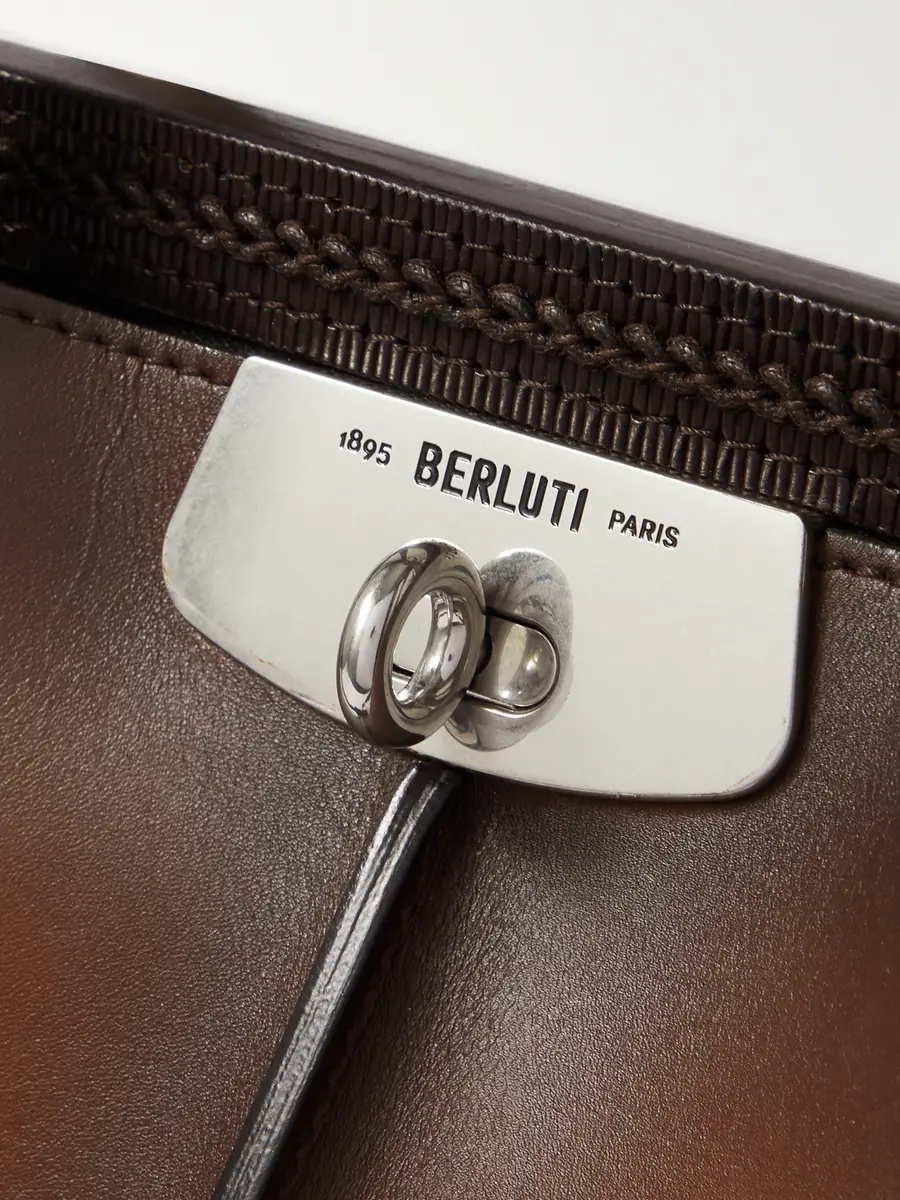 Berluti Luti 38 Venezia Leather Tote Bag - Men | Thumbnail 4