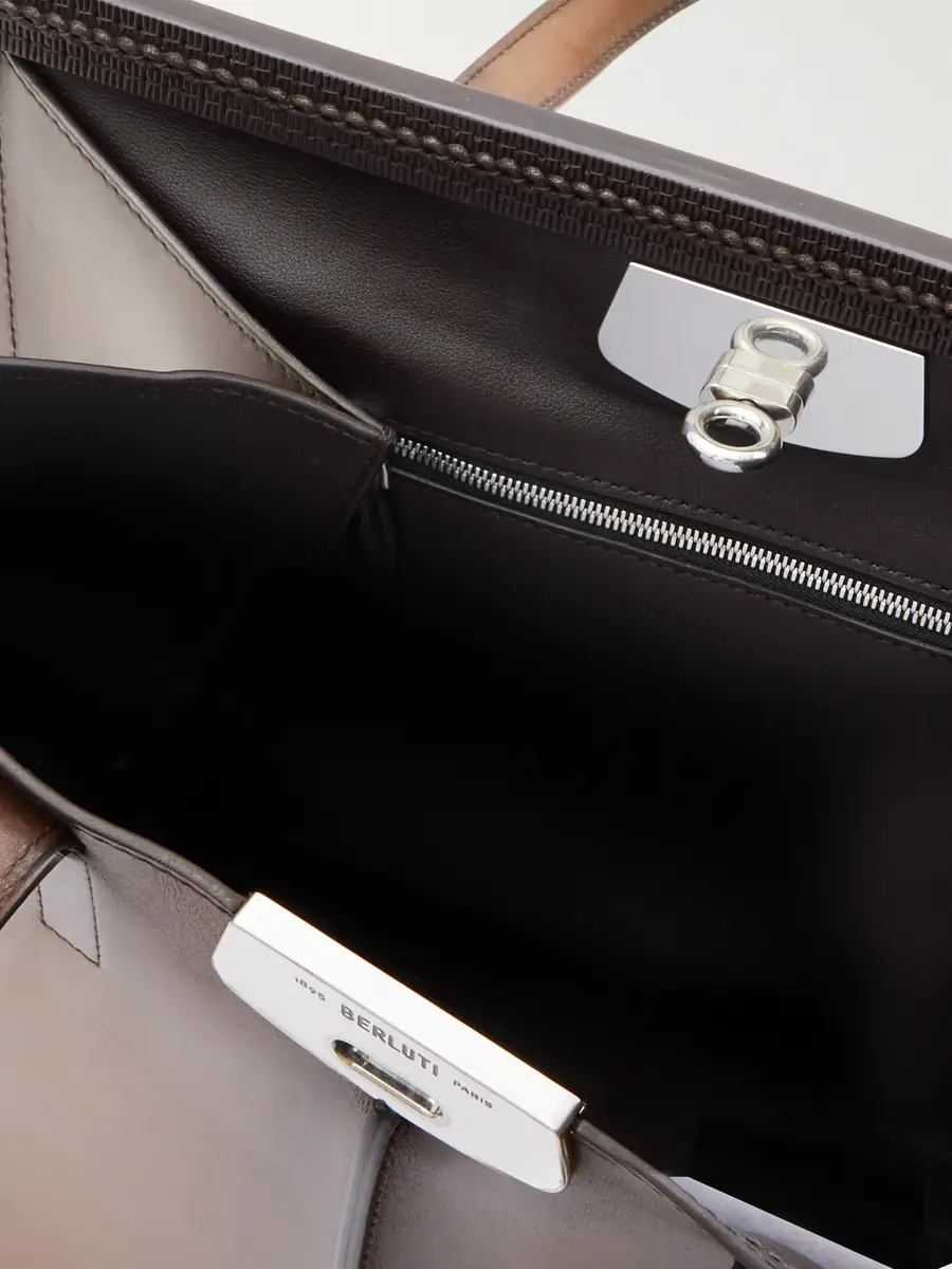 Berluti Luti 38 Venezia Leather Tote Bag - Men | Thumbnail 5