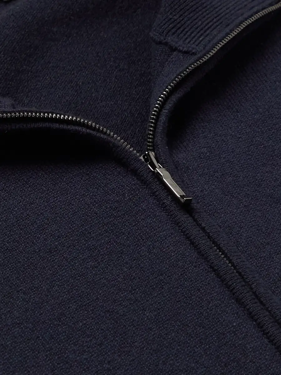 Loro Piana Baby Cashmere Zip-Up Sweater - Men | Thumbnail 4 Loro Piana Baby Cashmere Zip-Up Sweater - Men | Thumbnail 4