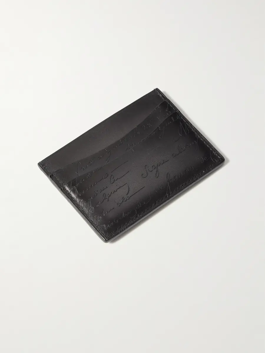 Berluti Bambou Scritto Venezia Leather Cardholder - Men | Thumbnail 2
