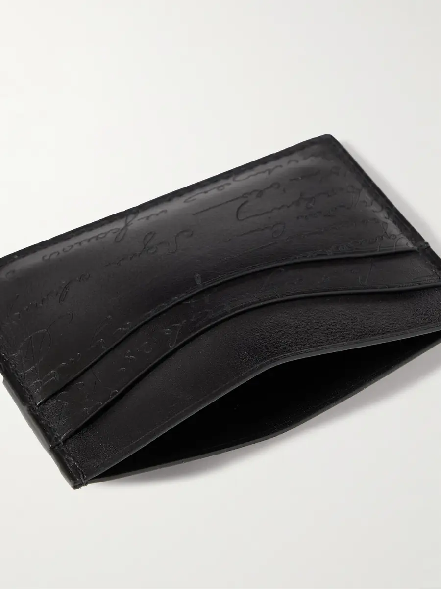 Berluti Bambou Scritto Venezia Leather Cardholder - Men | Thumbnail 4