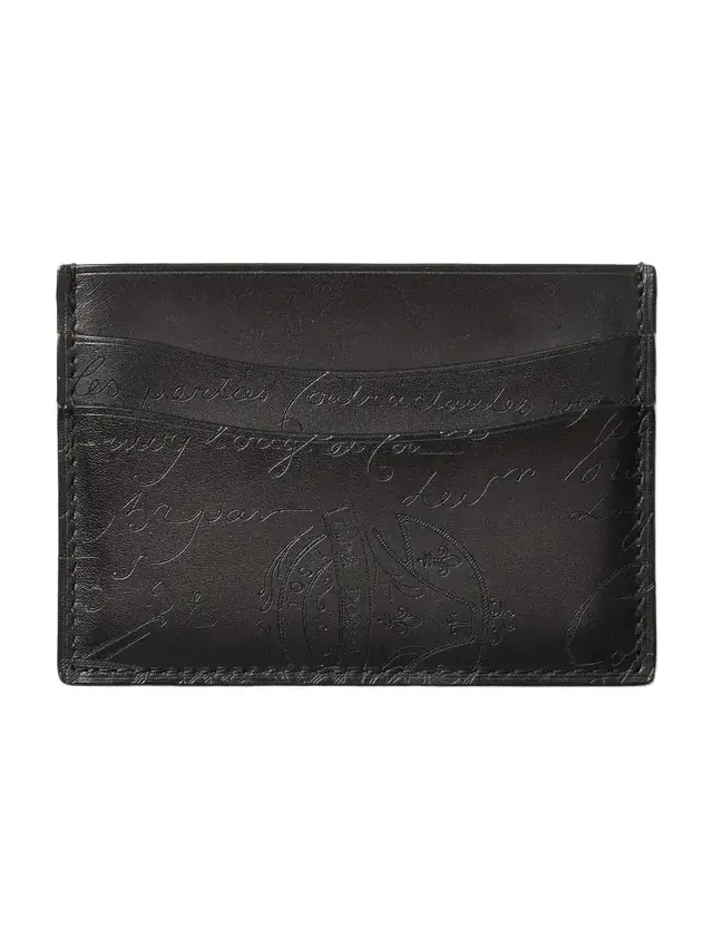 Berluti Bambou Scritto Venezia Leather Cardholder - Men