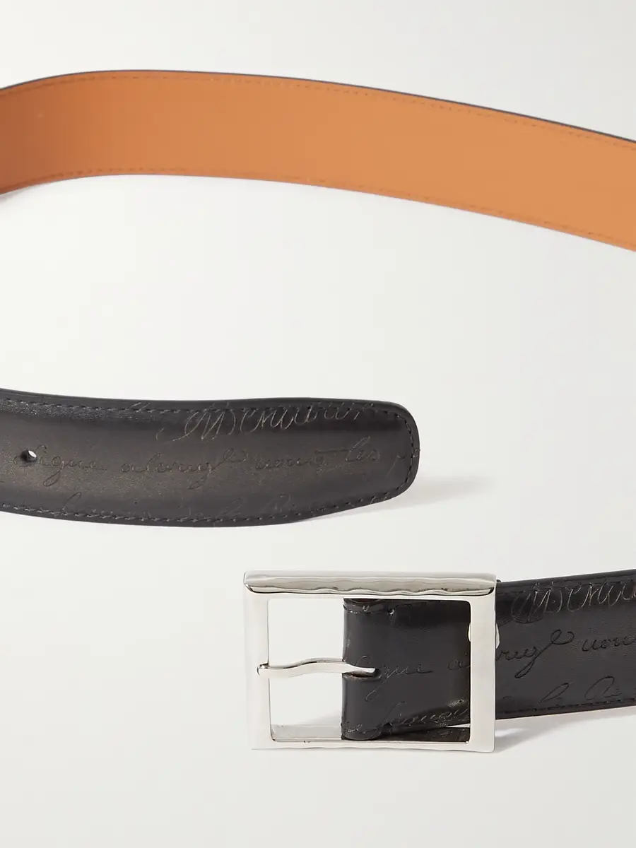 Berluti Scritto 3.5cm Leather Belt - Men | Thumbnail 3