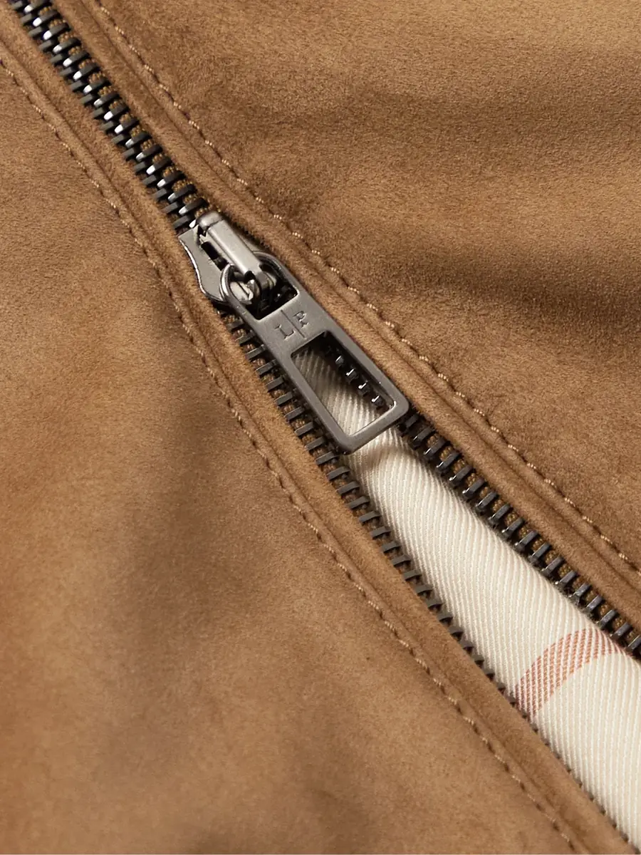 Loro Piana LP IVY Suede Bomber Jacket - Men | Thumbnail 5 Loro Piana LP IVY Suede Bomber Jacket - Men | Thumbnail 5