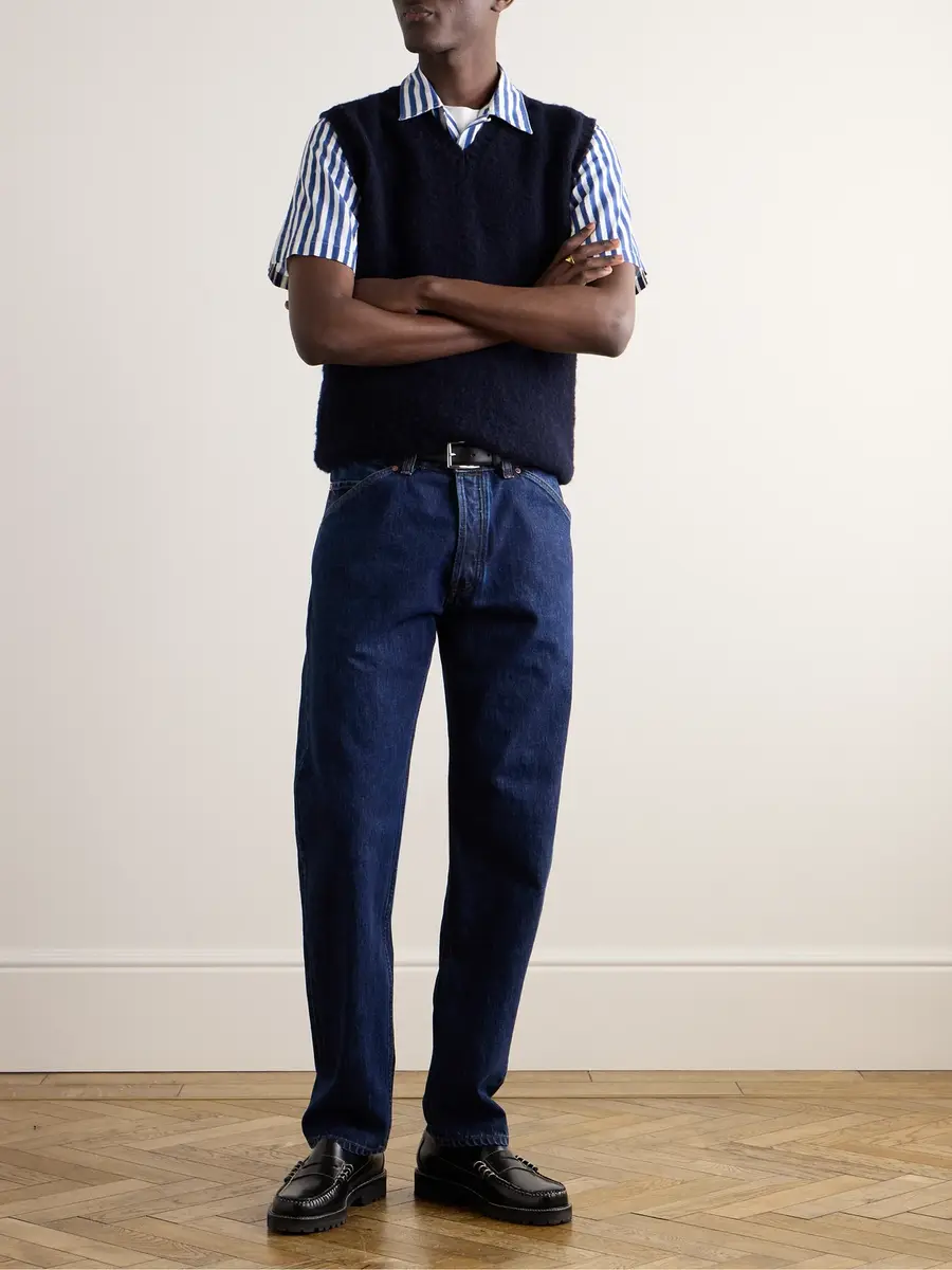 Drake's Straight-Leg Selvedge Jeans - Men | Thumbnail 2 Drake's Straight-Leg Selvedge Jeans - Men | Thumbnail 2