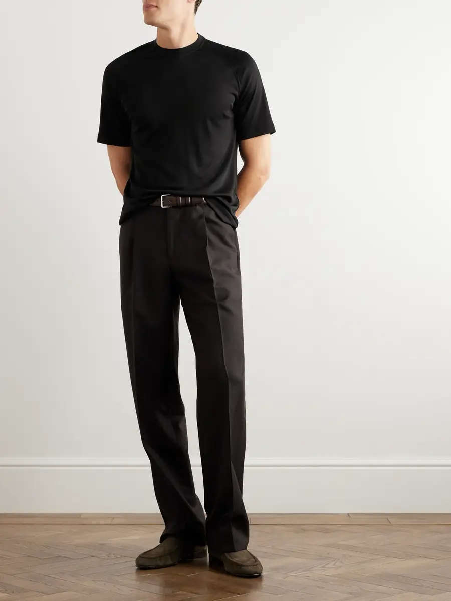 Zegna High Performance™ Wool-Jersey T-Shirt - Men | Thumbnail 2 Zegna High Performance™ Wool-Jersey T-Shirt - Men | Thumbnail 2