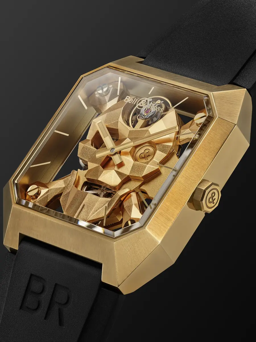 Bell & Ross BR 01 Cyber Skull Limited Edition Hand-Wound Bronze Watch, Ref. BR01-CSK-BR - Men | Thumbnail 4 Bell & Ross BR 01 Cyber Skull Limited Edition Hand-Wound Bronze Watch, Ref. BR01-CSK-BR - Men | Thumbnail 4