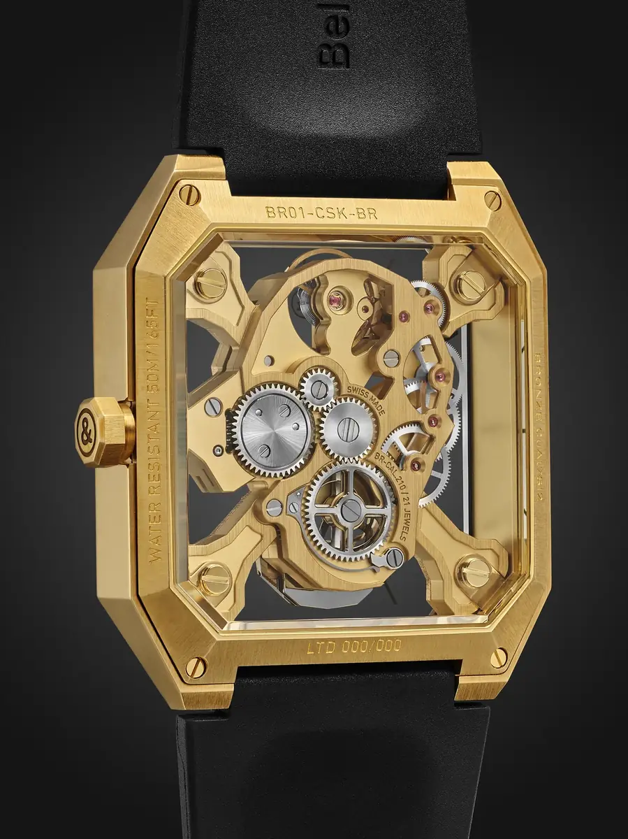 Bell & Ross BR 01 Cyber Skull Limited Edition Hand-Wound Bronze Watch, Ref. BR01-CSK-BR - Men | Thumbnail 5 Bell & Ross BR 01 Cyber Skull Limited Edition Hand-Wound Bronze Watch, Ref. BR01-CSK-BR - Men | Thumbnail 5