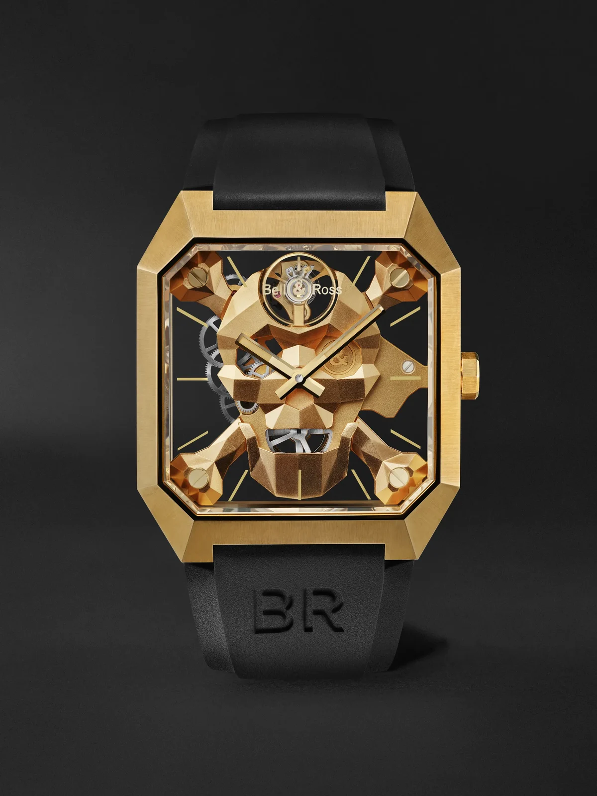 BR 01 Cyber Skull Limited Edition Hand-Wound Bronze Watch, Ref. BR01-CSK-BR - Men BR 01 Cyber Skull Limited Edition Hand-Wound Bronze Watch, Ref. BR01-CSK-BR - Men