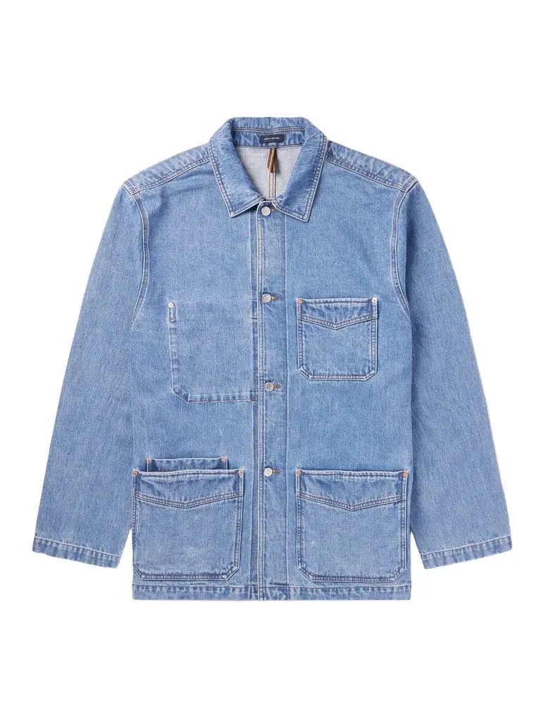 Drake's Selvedge Denim Jacket - Men