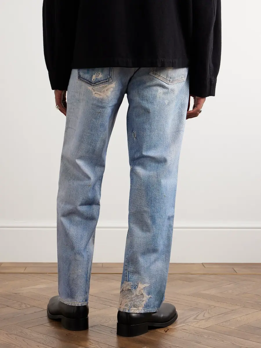 Our Legacy Third Cut Straight-Leg Printed Jeans - Men | Thumbnail 3