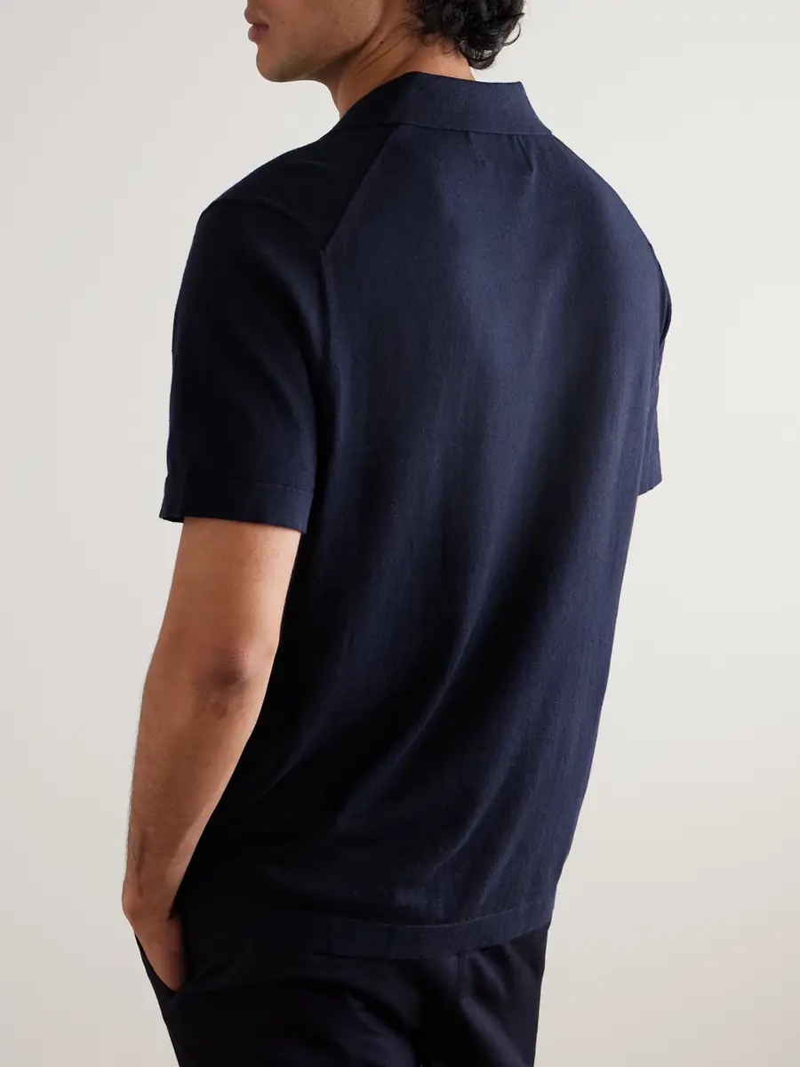 NN07 Ryan 6311 Cotton and Linen-Blend Polo Shirt - Men | Thumbnail 3 NN07 Ryan 6311 Cotton and Linen-Blend Polo Shirt - Men | Thumbnail 3