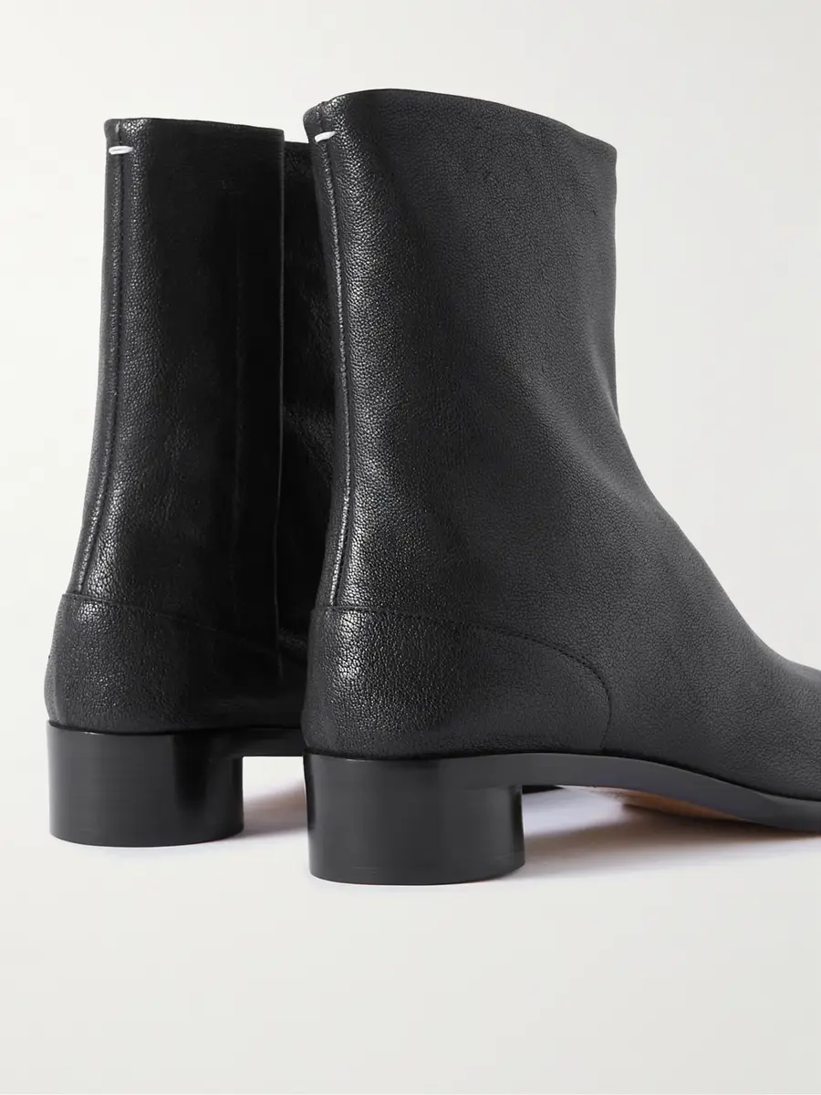 Maison Margiela Tabi Split-Toe Full-Grain Leather Chelsea Boots - Men | Thumbnail 5 Maison Margiela Tabi Split-Toe Full-Grain Leather Chelsea Boots - Men | Thumbnail 5