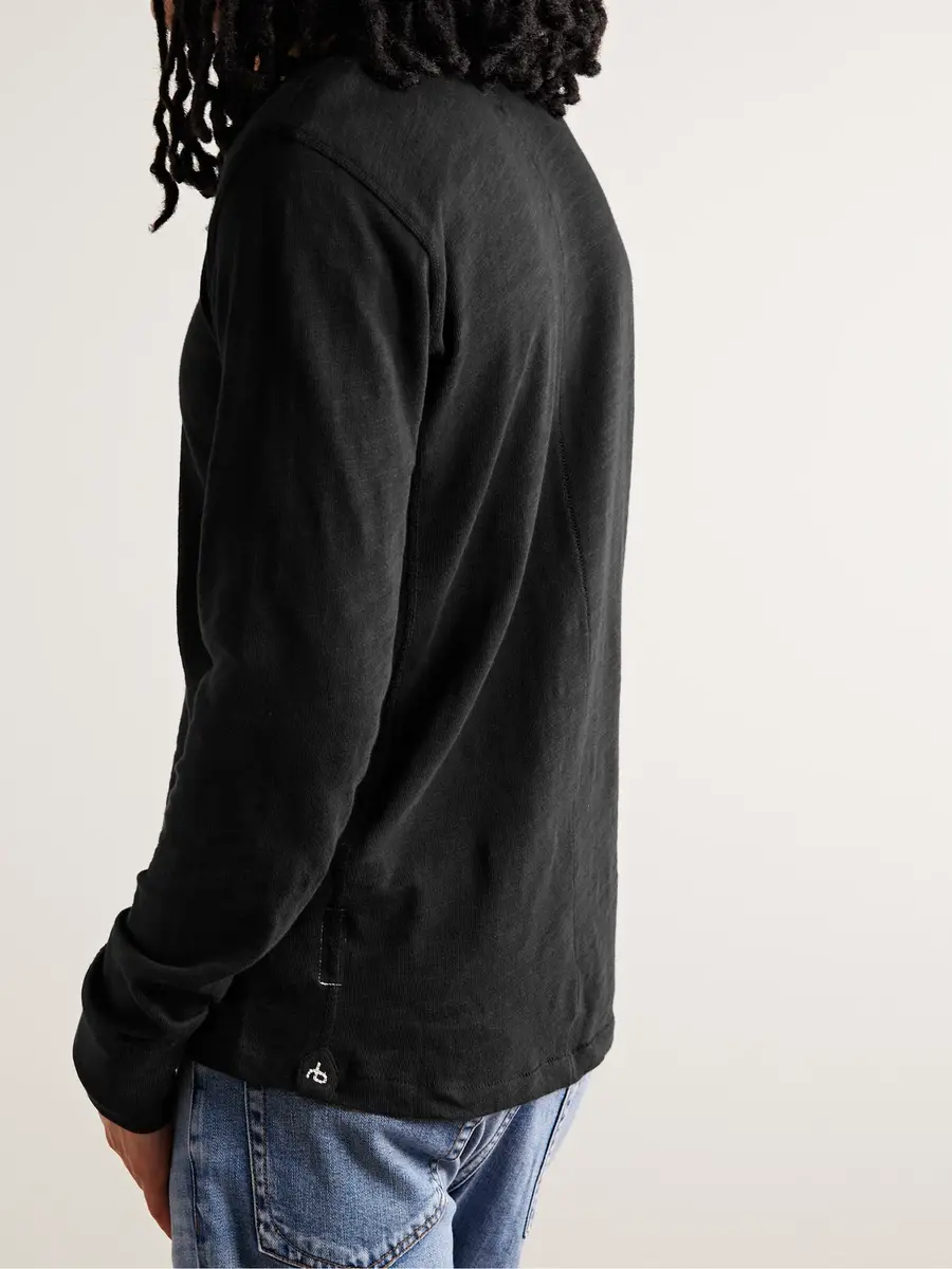 rag & bone Cotton-Jersey Henley T-Shirt - Men | Thumbnail 3 rag & bone Cotton-Jersey Henley T-Shirt - Men | Thumbnail 3