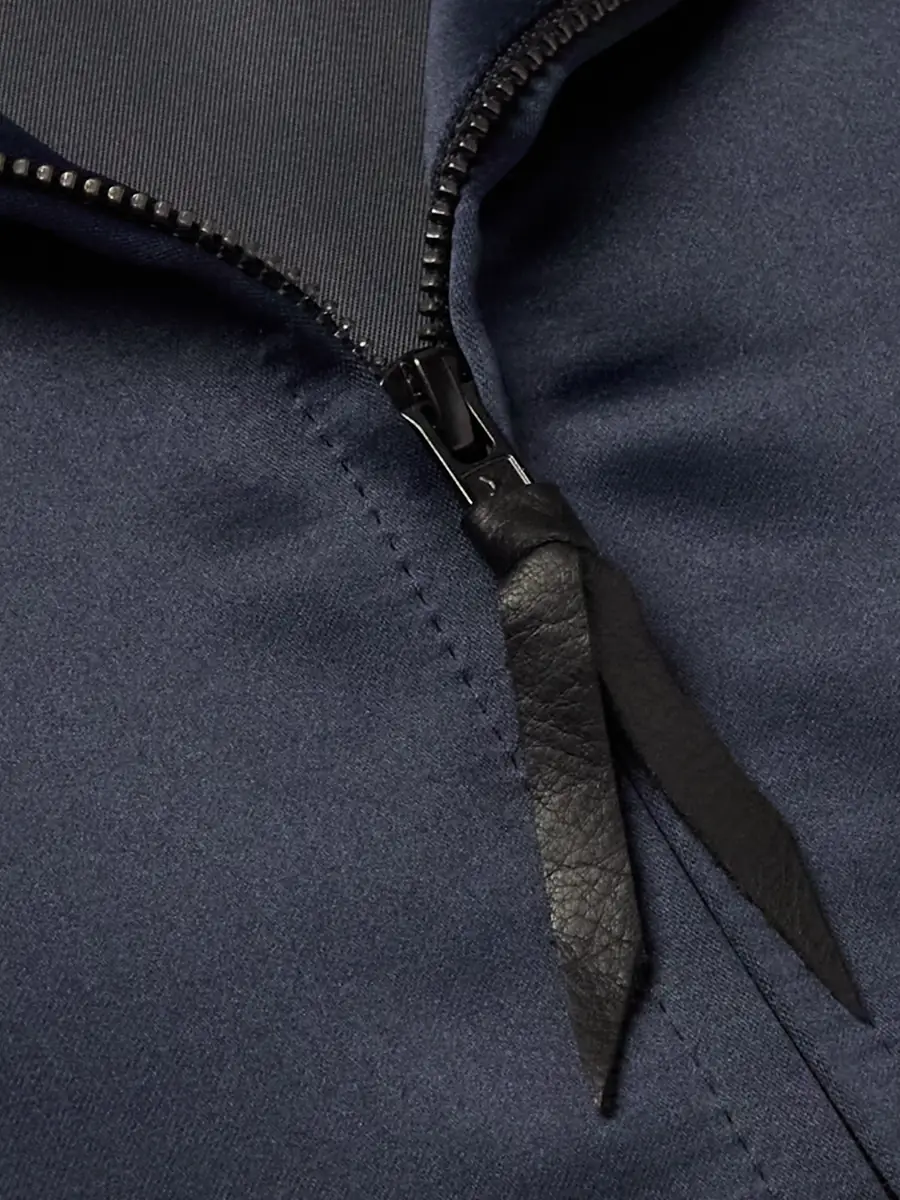 Golden Bear Sukajan Leather-Trimmed Satin Bomber Jacket - Men | Thumbnail 4