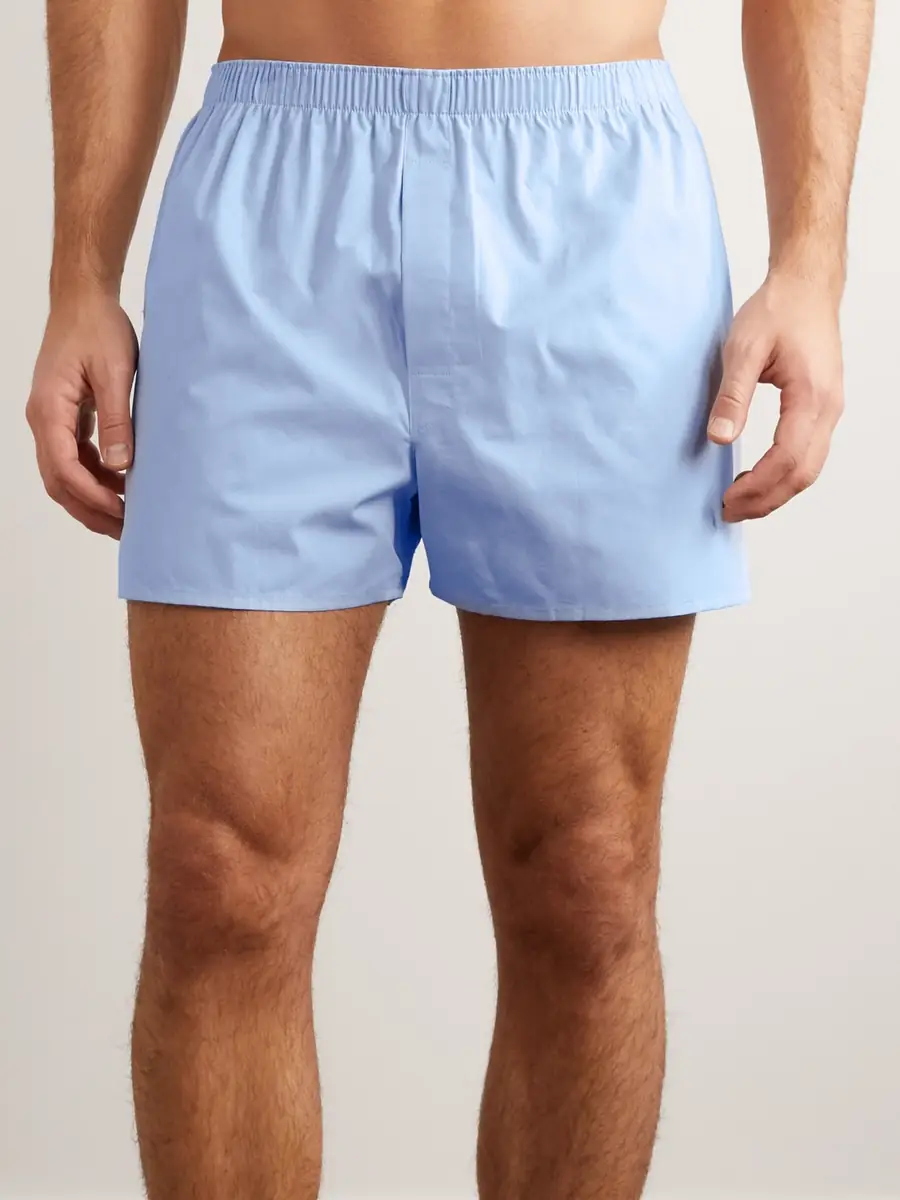 Sunspel Cotton Boxer Shorts - Men | Thumbnail 2 Sunspel Cotton Boxer Shorts - Men | Thumbnail 2