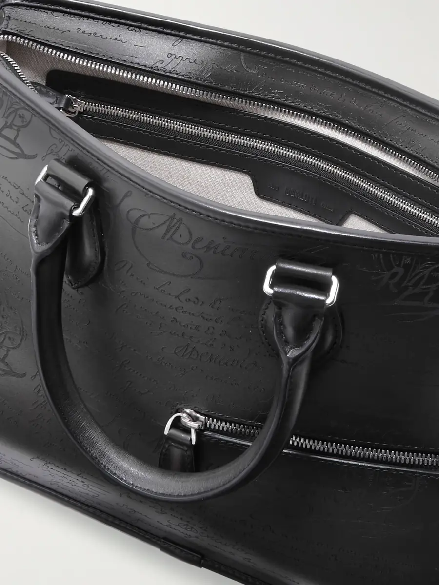 Berluti Un Jour Mini Scritto Leather Briefcase - Men | Thumbnail 5 Berluti Un Jour Mini Scritto Leather Briefcase - Men | Thumbnail 5