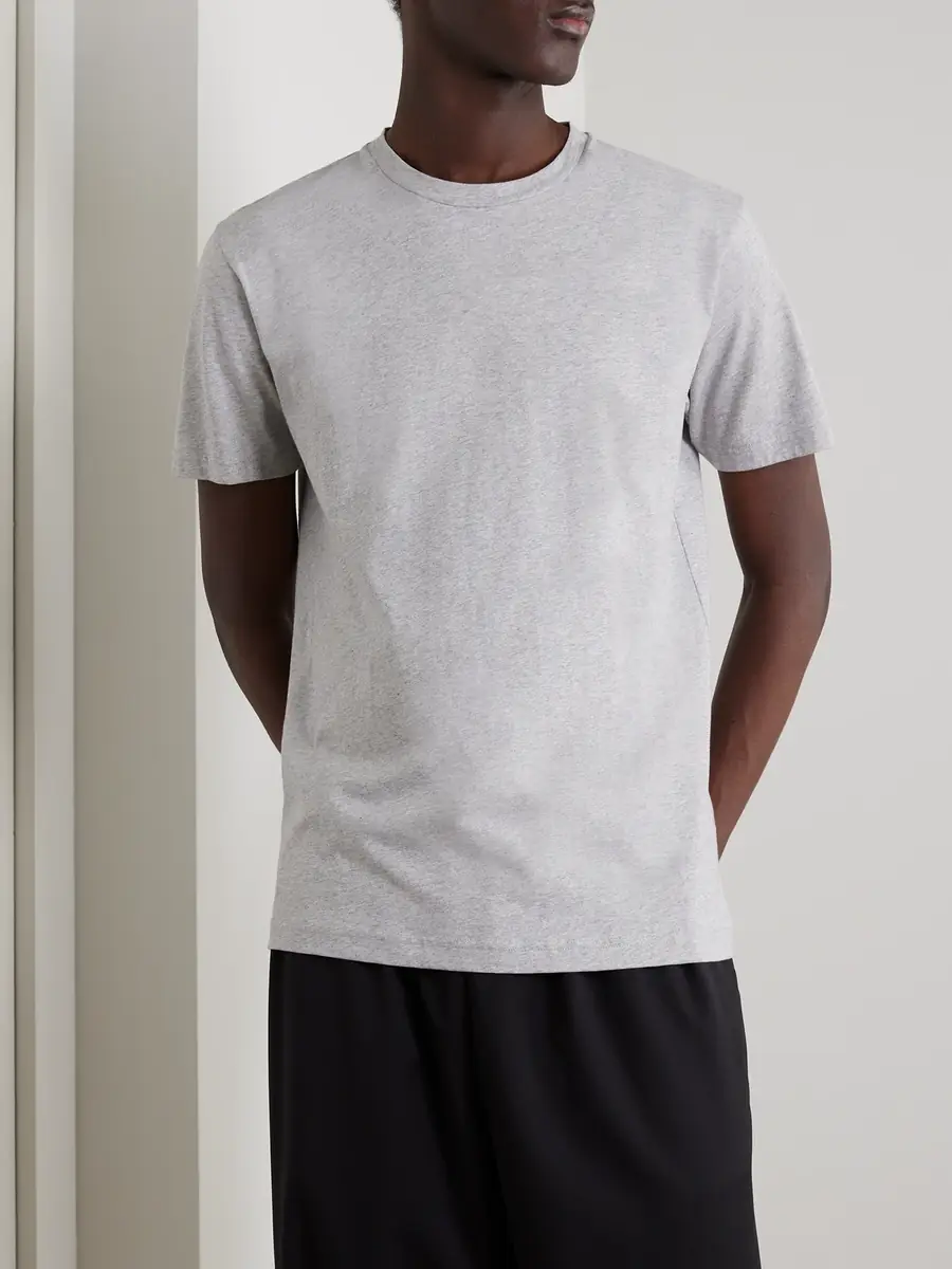 Sunspel Riviera Supima Cotton-Jersey T-Shirt - Men | Thumbnail 3 Sunspel Riviera Supima Cotton-Jersey T-Shirt - Men | Thumbnail 3