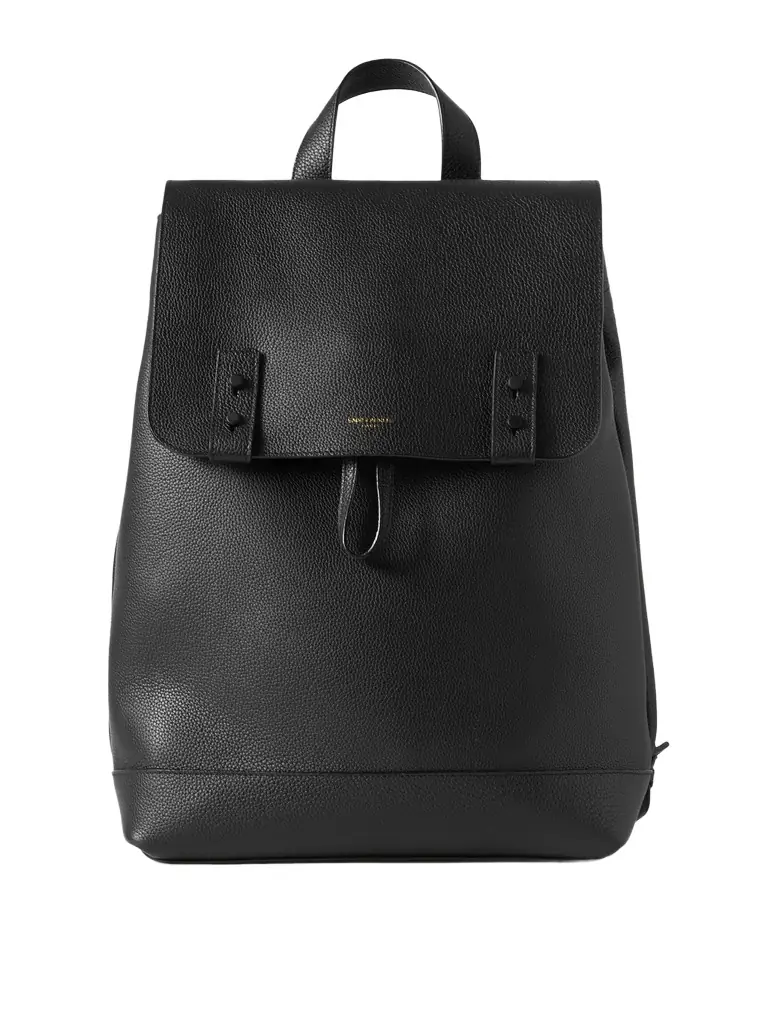 Saint Laurent Full-Grain Leather Backpack - Men | Image 1 Saint Laurent Full-Grain Leather Backpack - Men | Image 1