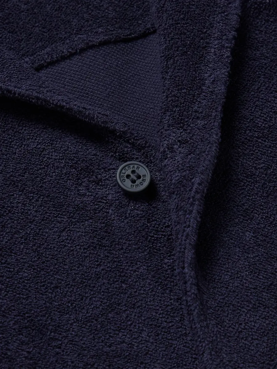 Orlebar Brown Howell Camp-Collar Cotton-Terry Shirt - Men | Thumbnail 4 Orlebar Brown Howell Camp-Collar Cotton-Terry Shirt - Men | Thumbnail 4