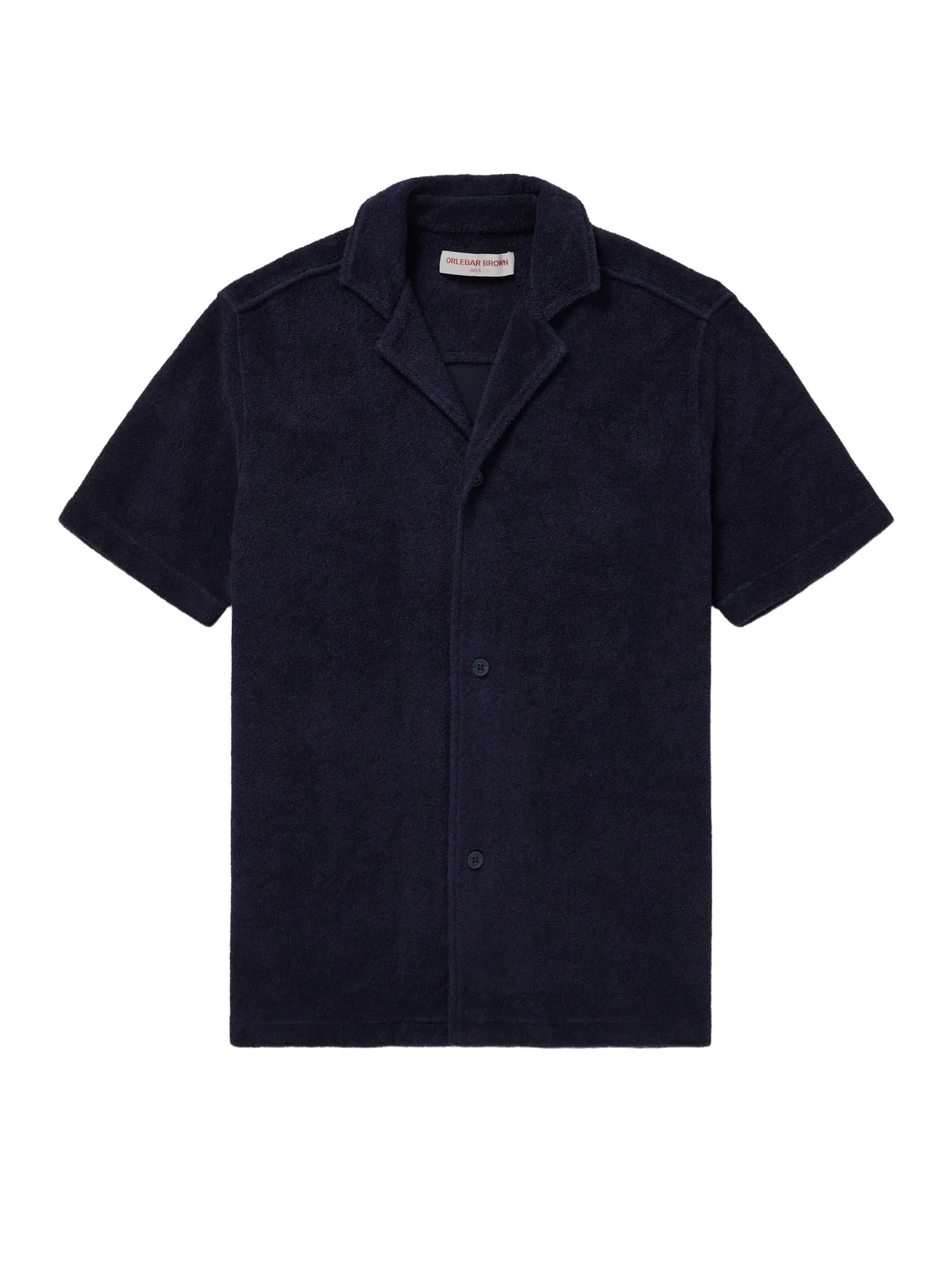 Howell Camp-Collar Cotton-Terry Shirt - Men Howell Camp-Collar Cotton-Terry Shirt - Men