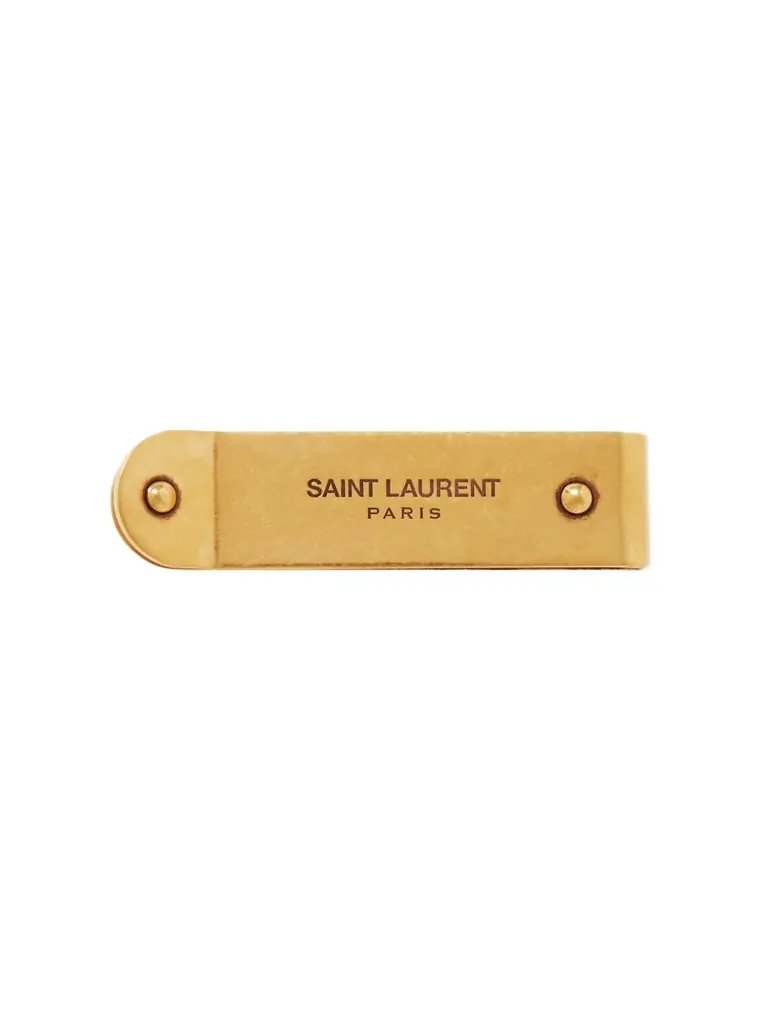 Saint Laurent Gold-Tone Money Clip - Men | Image 1 Saint Laurent Gold-Tone Money Clip - Men | Image 1