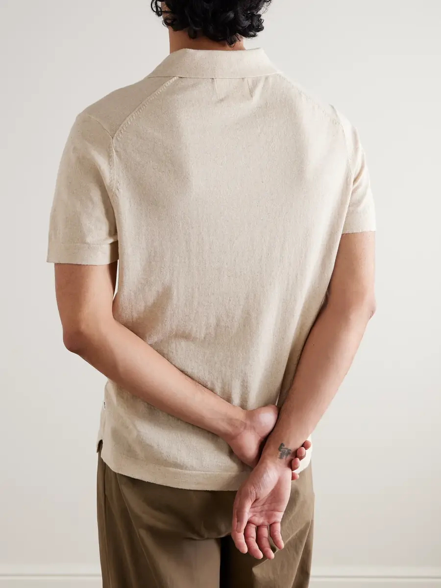 NN07 Ryan 6311 Cotton and Linen-Blend Polo Shirt - Men | Thumbnail 3 NN07 Ryan 6311 Cotton and Linen-Blend Polo Shirt - Men | Thumbnail 3