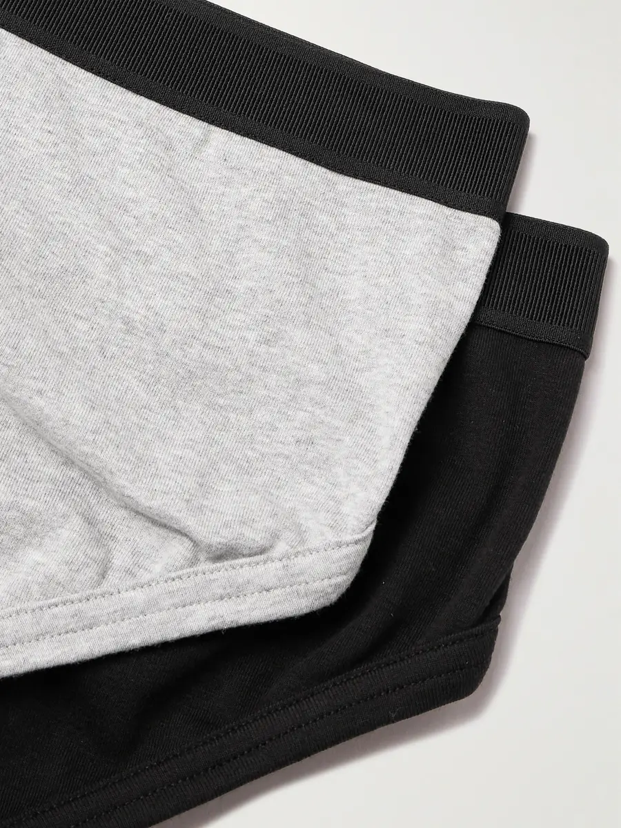 Tom Ford Two-Pack Stretch-Cotton and Modal-Blend Briefs - Men | Thumbnail 4 Tom Ford Two-Pack Stretch-Cotton and Modal-Blend Briefs - Men | Thumbnail 4